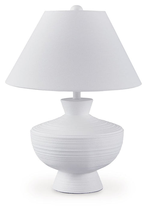 Harelwood - Poly Table Lamp - White – Table Lamps by Signature Design by Ashley® at Furniture Wholesale Plus , Nashville furniture store