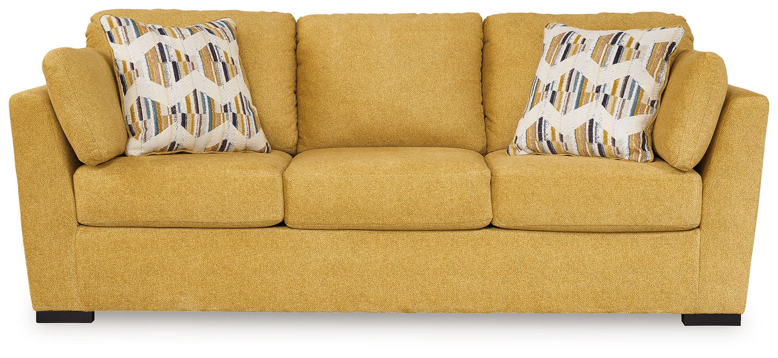 Keerwick - Sofa - Sunflower – Stationary Sofas by Signature Design by Ashley® at Furniture Wholesale Plus , Nashville furniture store