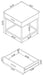 Byers - 1-Drawer Square Engineered Wood End Table - Brown Oak – End Tables by CoasterEssence at Furniture Wholesale Plus , Nashville furniture store