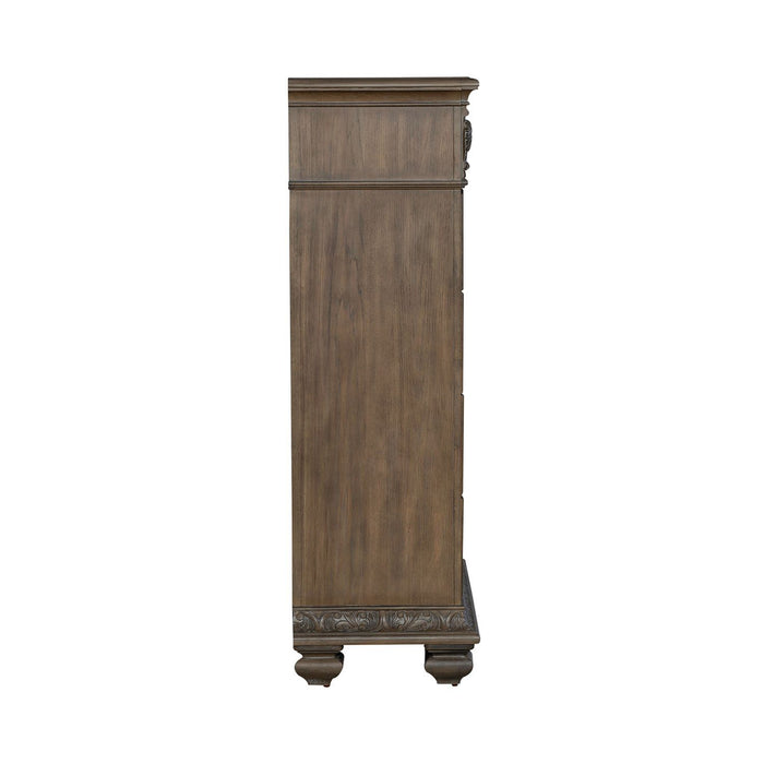 Carlisle Court - 5 Drawer Chest - Medium Brown – Accent Chests by Liberty Furniture at Furniture Wholesale Plus , Nashville furniture store