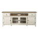 Farmhouse Reimagined - Entertainment 72" TV Stand - Antique White / Chestnut Tops – TV Stands by Liberty Furniture at Furniture Wholesale Plus , Nashville furniture store