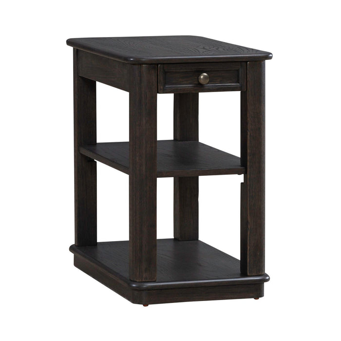 Wallace - Chair Side Table - Aged Oak – Chair Side Tables by Liberty Furniture at Furniture Wholesale Plus , Nashville furniture store