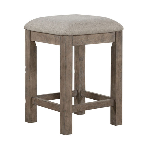 Bartlett Field - Upholstered Console Stool - Dusty Taupe – Counter Height (24"-27") by Liberty Furniture at Furniture Wholesale Plus , Nashville furniture store
