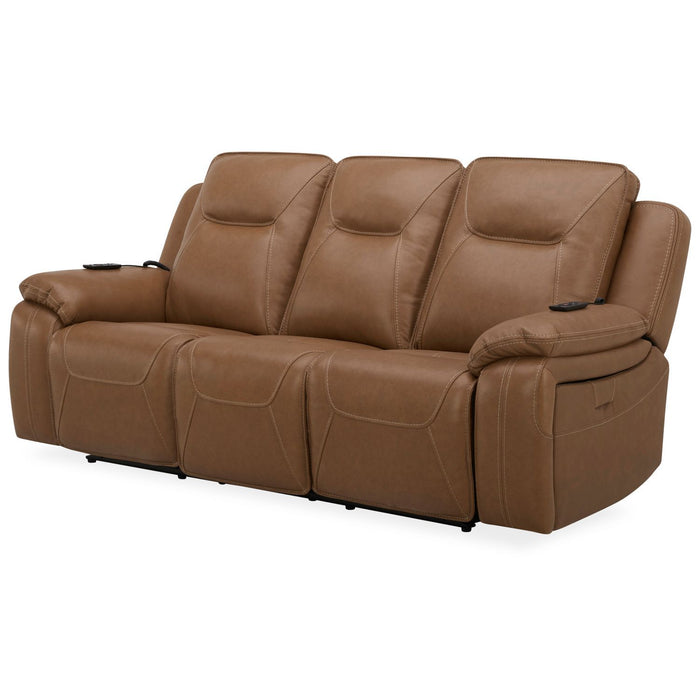 Callihan - Sofa P3 & ZW - York Butternut – Reclining Sofas by Liberty Furniture at Furniture Wholesale Plus , Nashville furniture store