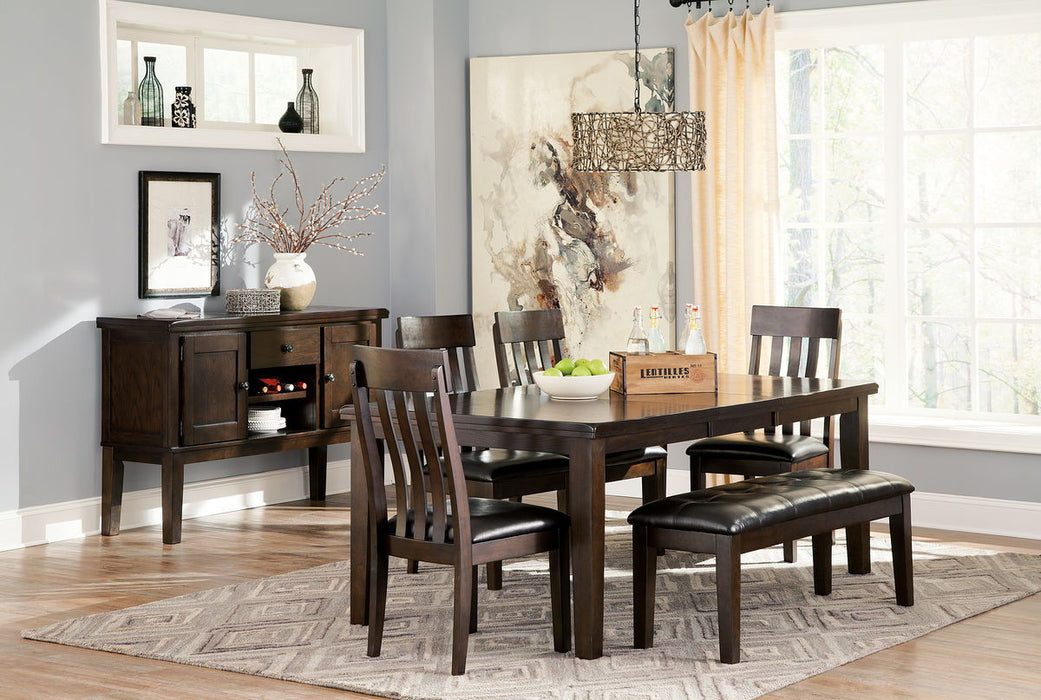 Haddigan - Dining Table With Side Chairs – 5 Piece Dining Room Sets by Signature Design by Ashley® at Furniture Wholesale Plus , Nashville furniture store