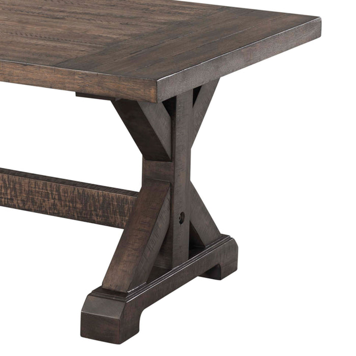 Finn - Trestle Table – Coffee Tables by Elements International at Furniture Wholesale Plus , Nashville furniture store