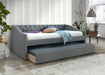 Loretta - Daybed - Gray – Daybeds by Crown Mark at Furniture Wholesale Plus , Nashville furniture store