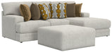 Tori - Sectional With Comfort Coil Seating, Cocktail Ottoman And Accent Pillows Included – 2 Piece Living Room Sets by Jackson at Furniture Wholesale Plus , Nashville furniture store