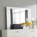 Felicity - Dresser Mirror - White High Gloss – Mirrors by CoasterEssence at Furniture Wholesale Plus , Nashville furniture store