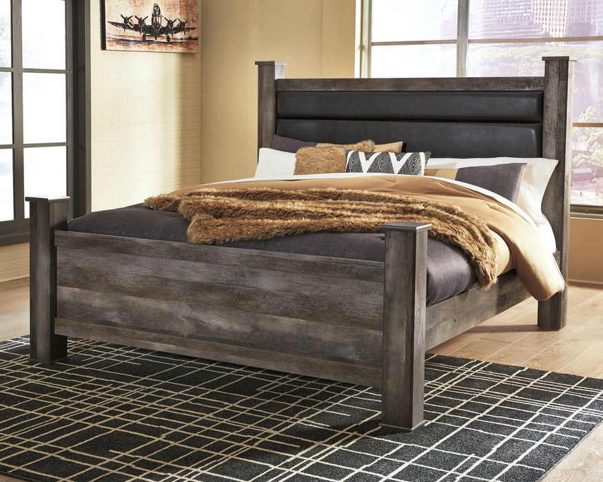 Wynnlow - Poster Bed – Upholstered Beds by Signature Design by Ashley® at Furniture Wholesale Plus , Nashville furniture store