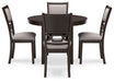 Langwest - Brown - Dining Room Table Set (Set of 5) - Premium 5 Piece Dining Room Sets from Signature Design by Ashley® - Just $588! Shop now at Furniture Wholesale Plus  We are the best furniture store in Nashville, Hendersonville, Goodlettsville, Madison, Antioch, Mount Juliet, Lebanon, Gallatin, Springfield, Murfreesboro, Franklin, Brentwood