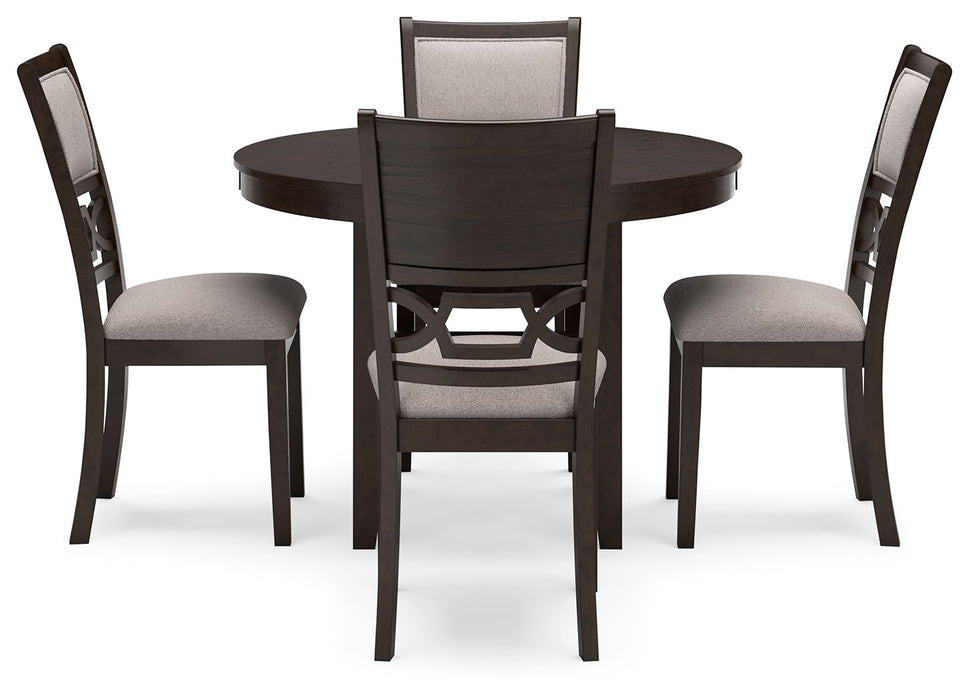 Langwest - Brown - Dining Room Table Set (Set of 5) - Premium 5 Piece Dining Room Sets from Signature Design by Ashley® - Just $588! Shop now at Furniture Wholesale Plus  We are the best furniture store in Nashville, Hendersonville, Goodlettsville, Madison, Antioch, Mount Juliet, Lebanon, Gallatin, Springfield, Murfreesboro, Franklin, Brentwood