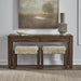 Broadmore - 3 Piece Table Set (1 Console Table 2 Console Stools) - Cobblestone Brown – 3 Piece Living Room Sets by Liberty Furniture at Furniture Wholesale Plus , Nashville furniture store