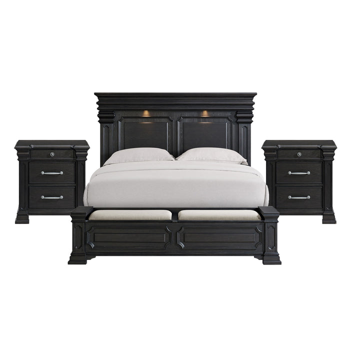 Kings Court - Storage Bedroom Set – 3 Piece Bedroom Sets by Elements International at Furniture Wholesale Plus , Nashville furniture store
