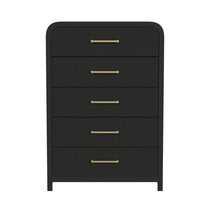 Ridgemont - 5-Drawer Chest – Accent Chests by Elements International at Furniture Wholesale Plus , Nashville furniture store