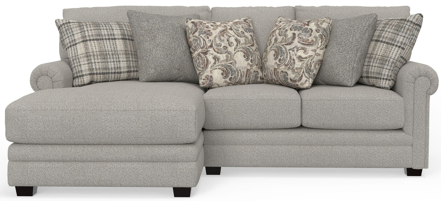 Livingston - Sectional With Comfort Coil Seating And Accent Pillows Included – Stationary Sectionals by Jackson at Furniture Wholesale Plus , Nashville furniture store