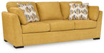 Keerwick - Sofa - Sunflower – Stationary Sofas by Signature Design by Ashley® at Furniture Wholesale Plus , Nashville furniture store
