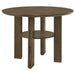 Ottowa - Round Counter Height Dining Table - Brown – Counter Tables by Coaster Fine Furniture at Furniture Wholesale Plus , Nashville furniture store