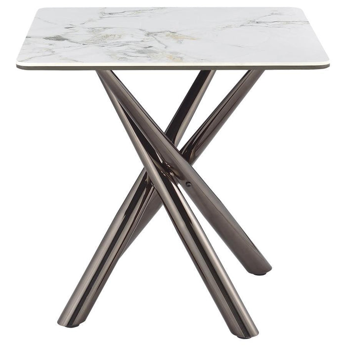 Carvell - Square Sintered Stone Table – End Tables by Coaster Fine Furniture at Furniture Wholesale Plus , Nashville furniture store