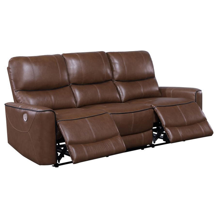 Greenfield - Upholstered Power Reclining Sofa – Reclining Sofas by Coaster Fine Furniture at Furniture Wholesale Plus , Nashville furniture store