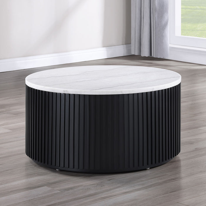 Colvin - Table With Marble Top – Cocktail Tables by Steve Silver Furniture at Furniture Wholesale Plus , Nashville furniture store