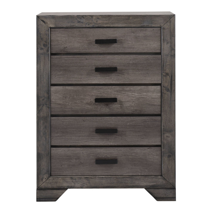 Nathan - Chest - Gray Oak Finish – Accent Chests by Elements International at Furniture Wholesale Plus , Nashville furniture store