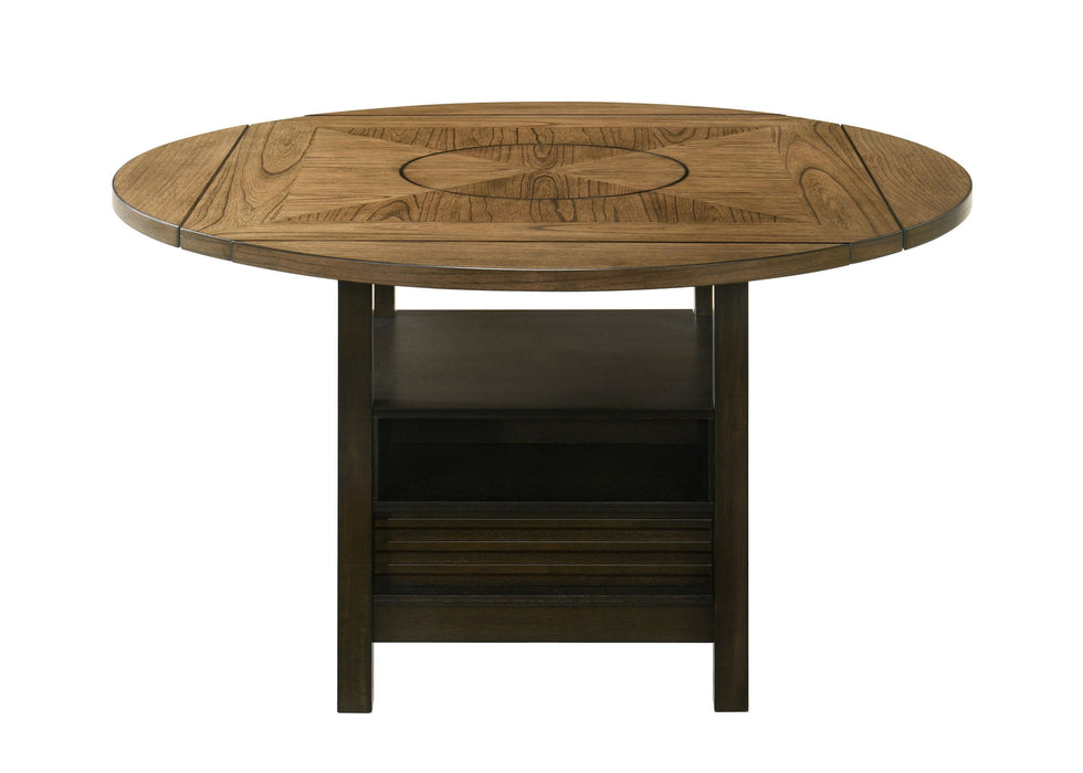Oakly - Counter Height Table - Charcoal / Light Brown – Counter Tables by Crown Mark at Furniture Wholesale Plus , Nashville furniture store