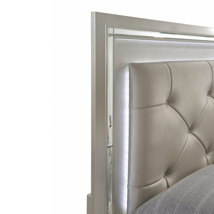 Platinum - Bed – Upholstered Beds by Elements International at Furniture Wholesale Plus , Nashville furniture store