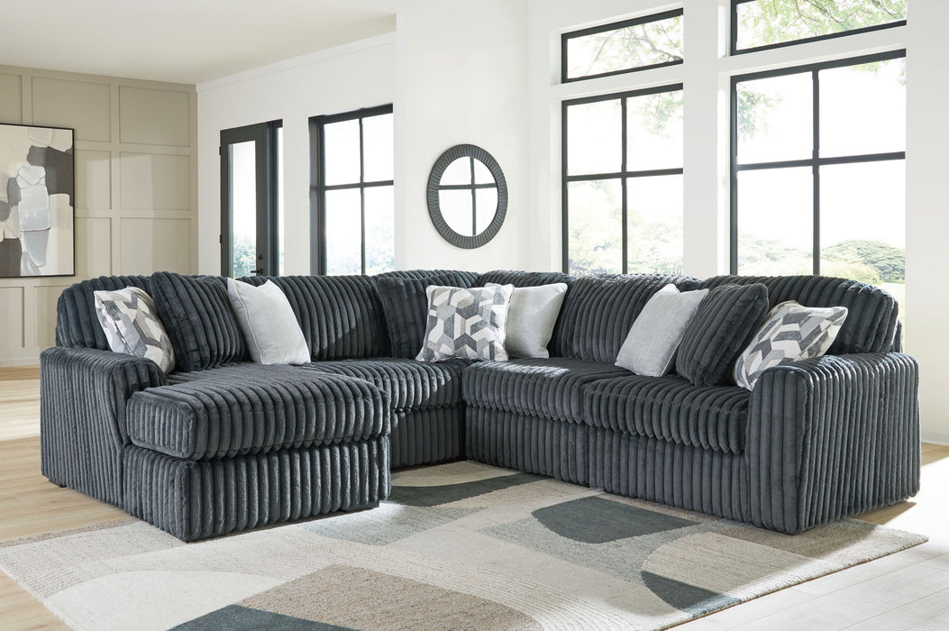 Midnight-Madness - Sectional – Stationary Sectionals by Signature Design by Ashley® at Furniture Wholesale Plus , Nashville furniture store