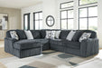 Midnight-Madness - Sectional – Stationary Sectionals by Signature Design by Ashley® at Furniture Wholesale Plus , Nashville furniture store