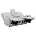 Sylmar - Chenille Upholstered Power Reclining Loveseat - Dove Gray – Reclining Loveseats by Coaster Fine Furniture at Furniture Wholesale Plus , Nashville furniture store