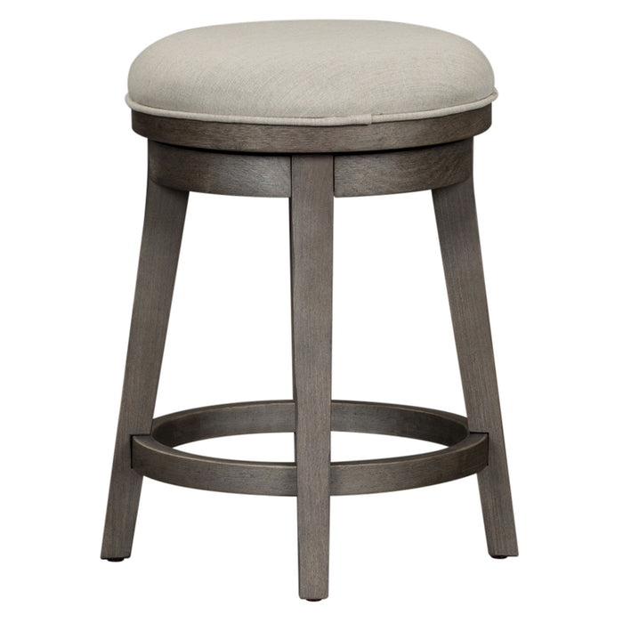 Modern Farmhouse - Console Swivel Stool – Counter Height (24"-27") by Liberty Furniture at Furniture Wholesale Plus , Nashville furniture store