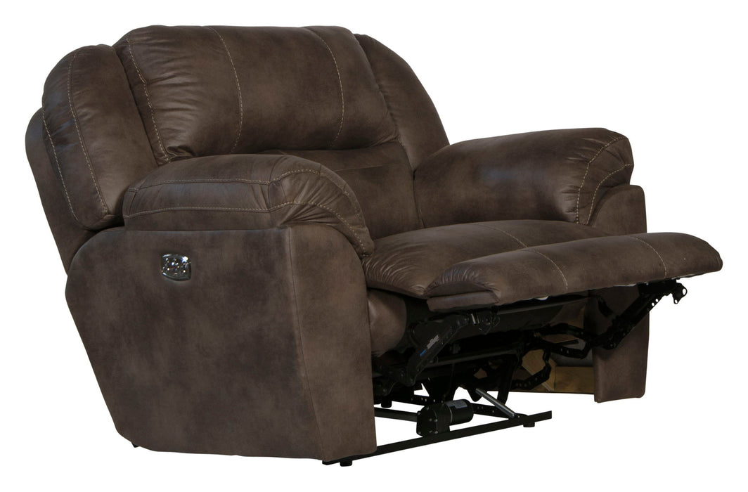 Ferrington - Power Lay Flat Recliner with Power Adjustable Headrest & Lumbar – Reclining Chairs by Catnapper at Furniture Wholesale Plus , Nashville furniture store