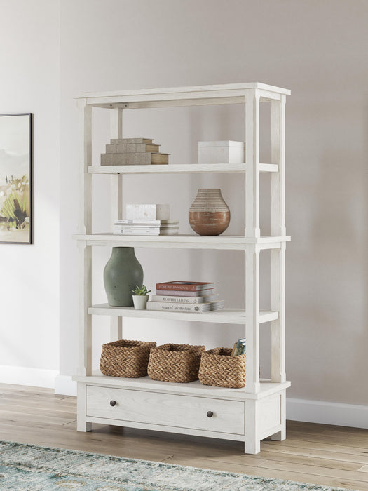 Robbinsdale - Bookcase - Antique White – Standard Bookcases by Signature Design by Ashley® at Furniture Wholesale Plus , Nashville furniture store