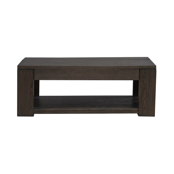 Lennox Hill - Lift Top Cocktail Table - Bark – Cocktail Tables by Liberty Furniture at Furniture Wholesale Plus , Nashville furniture store