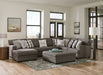 Crawford - Sectional With Cocktail Ottoman – 2 Piece Living Room Sets by Jackson at Furniture Wholesale Plus , Nashville furniture store