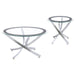 Brooke - Round Glass Top Coffee Table Set – Table Sets by Coaster Fine Furniture at Furniture Wholesale Plus , Nashville furniture store