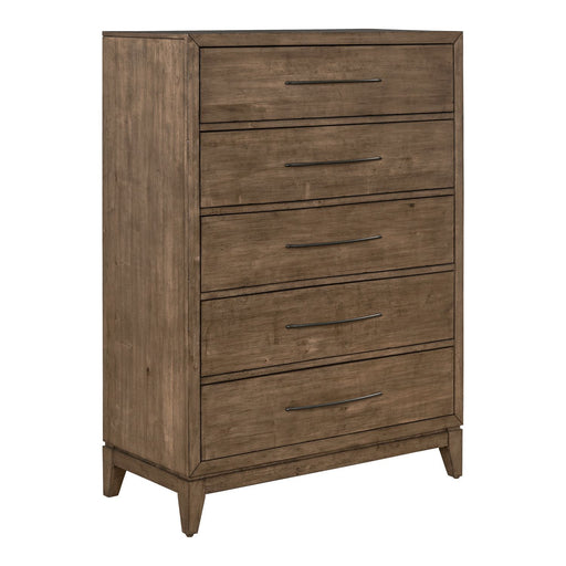 Shaker Lakes - 5 Drawer Chest - Harvest Brown – Accent Chests by Liberty Furniture at Furniture Wholesale Plus , Nashville furniture store