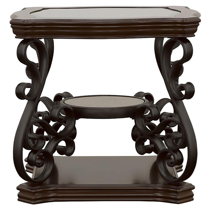 Laney - Glass Top Coffee And End Table Set – Table Sets by Coaster Fine Furniture at Furniture Wholesale Plus , Nashville furniture store