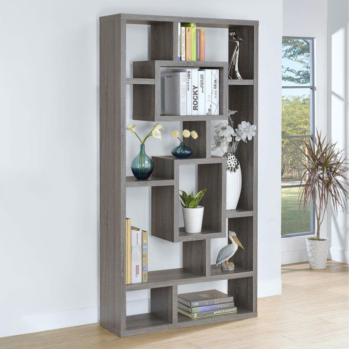 Corey - 8-Shelf Bookshelf – Standard Bookcases by CoasterEveryday at Furniture Wholesale Plus , Nashville furniture store