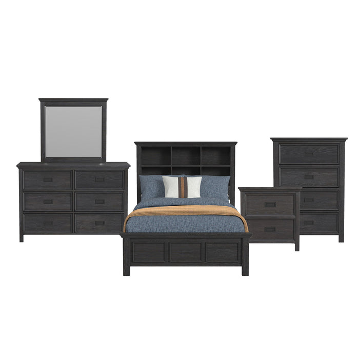 Hampton Kids - Bookcase Bedroom Set – 3 Piece Bedroom Sets by Elements International at Furniture Wholesale Plus , Nashville furniture store