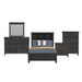 Hampton Kids - Bookcase Bedroom Set – 3 Piece Bedroom Sets by Elements International at Furniture Wholesale Plus , Nashville furniture store