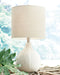 Rainermen - Ceramic Table Lamp  - Off White – Table Lamps by Signature Design by Ashley® at Furniture Wholesale Plus , Nashville furniture store