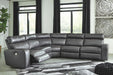 Samperstone - Power Reclining Sectional – Reclining Sectionals by Signature Design by Ashley® at Furniture Wholesale Plus , Nashville furniture store