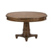 Harrison Heights - Pedestal Table - Sienna – Dining Tables with Extensions by Liberty Furniture at Furniture Wholesale Plus , Nashville furniture store