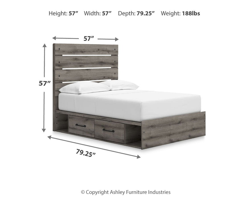 Graystorm - Panel Storage Bed – Storage Beds by Signature Design by Ashley® at Furniture Wholesale Plus , Nashville furniture store