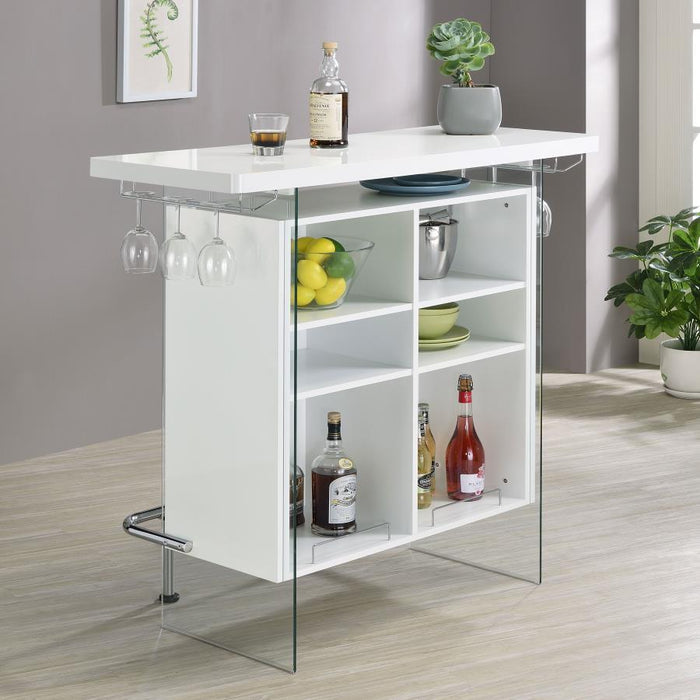 Acosta - Freestanding Home Bar Wine Cabinet – Wine Cabinets by CoasterEveryday at Furniture Wholesale Plus , Nashville furniture store