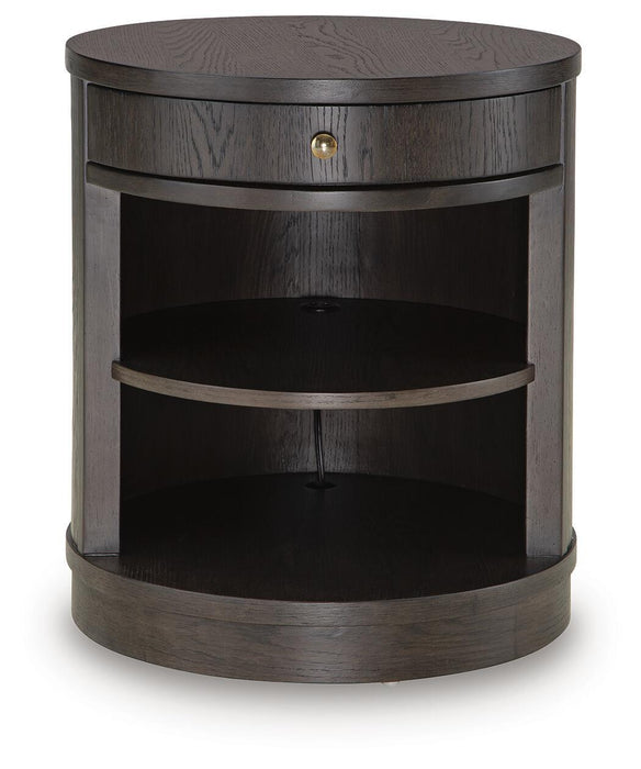 Leighmour - Accent Table - Dark Brown – Accent Tables by Signature Design by Ashley® at Furniture Wholesale Plus , Nashville furniture store
