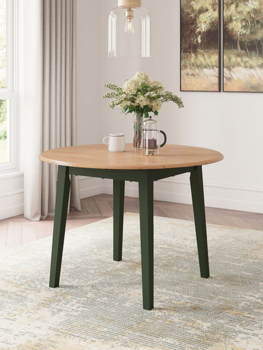 Gesthaven - Round Dining Room Drop Leaf Table – Dining Tables by Signature Design by Ashley® at Furniture Wholesale Plus , Nashville furniture store