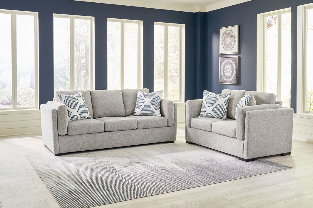 Evansley - Living Room Set – Stationary Chair & Ottoman by Benchcraft® at Furniture Wholesale Plus , Nashville furniture store